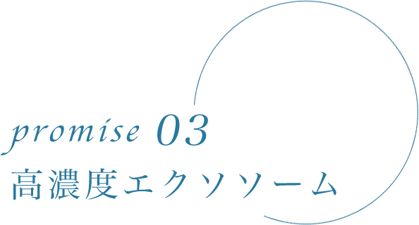 高濃度エクソソーム